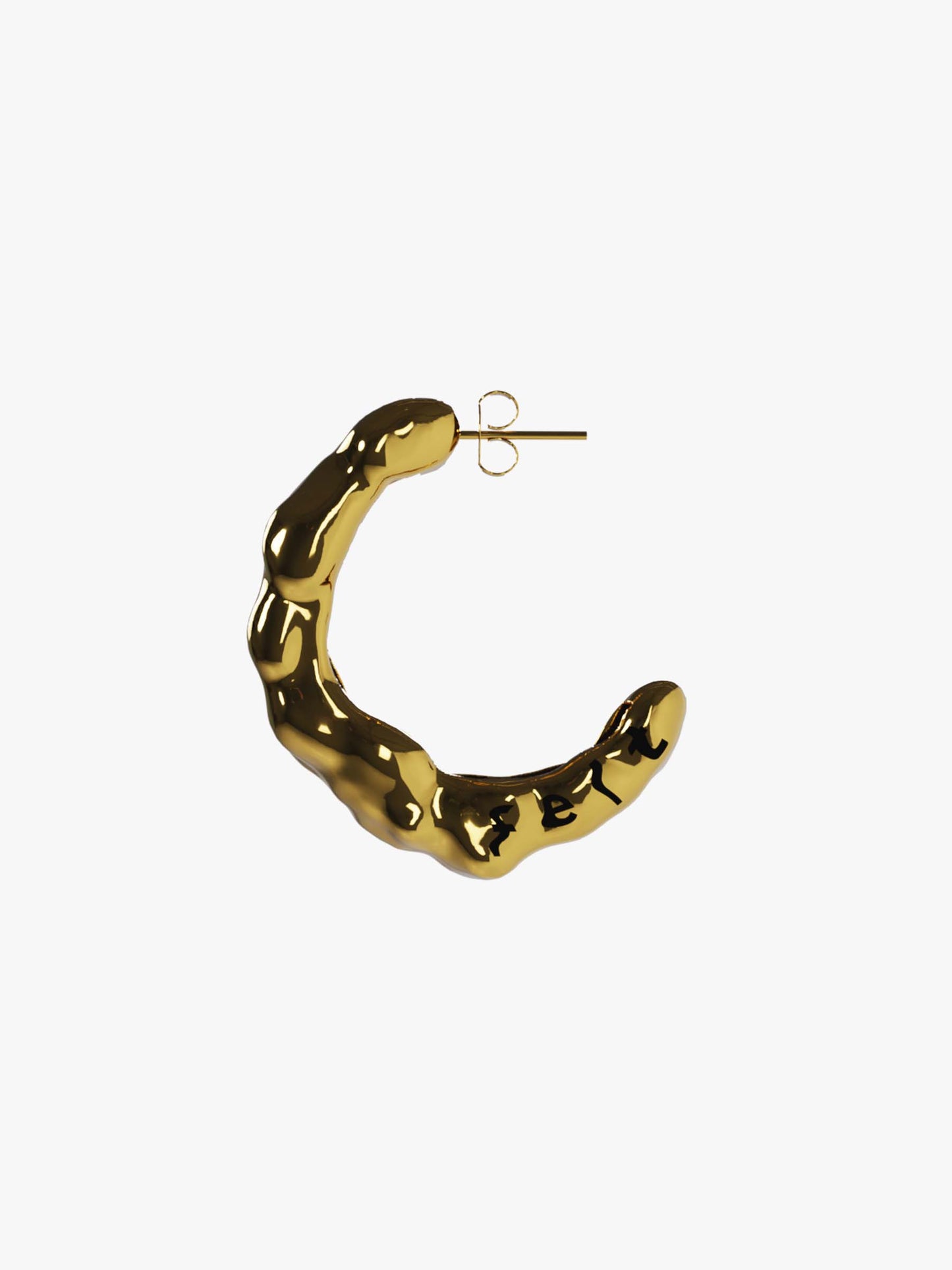 Uzai gold earring (pair)