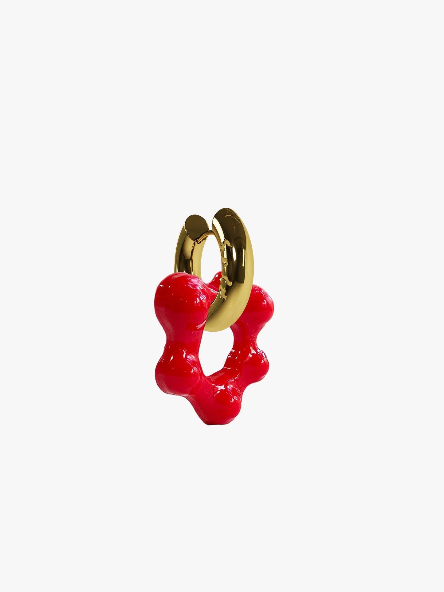 Oyo red gold earring (pair)