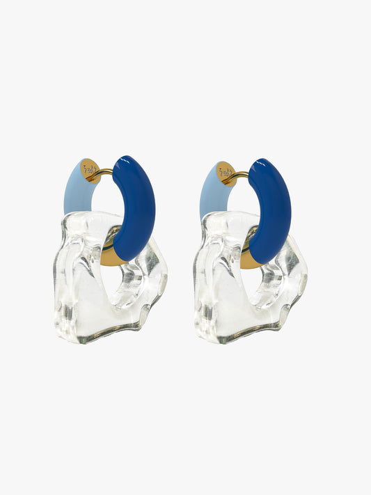 Ora Pio transparent blue earring (pair)