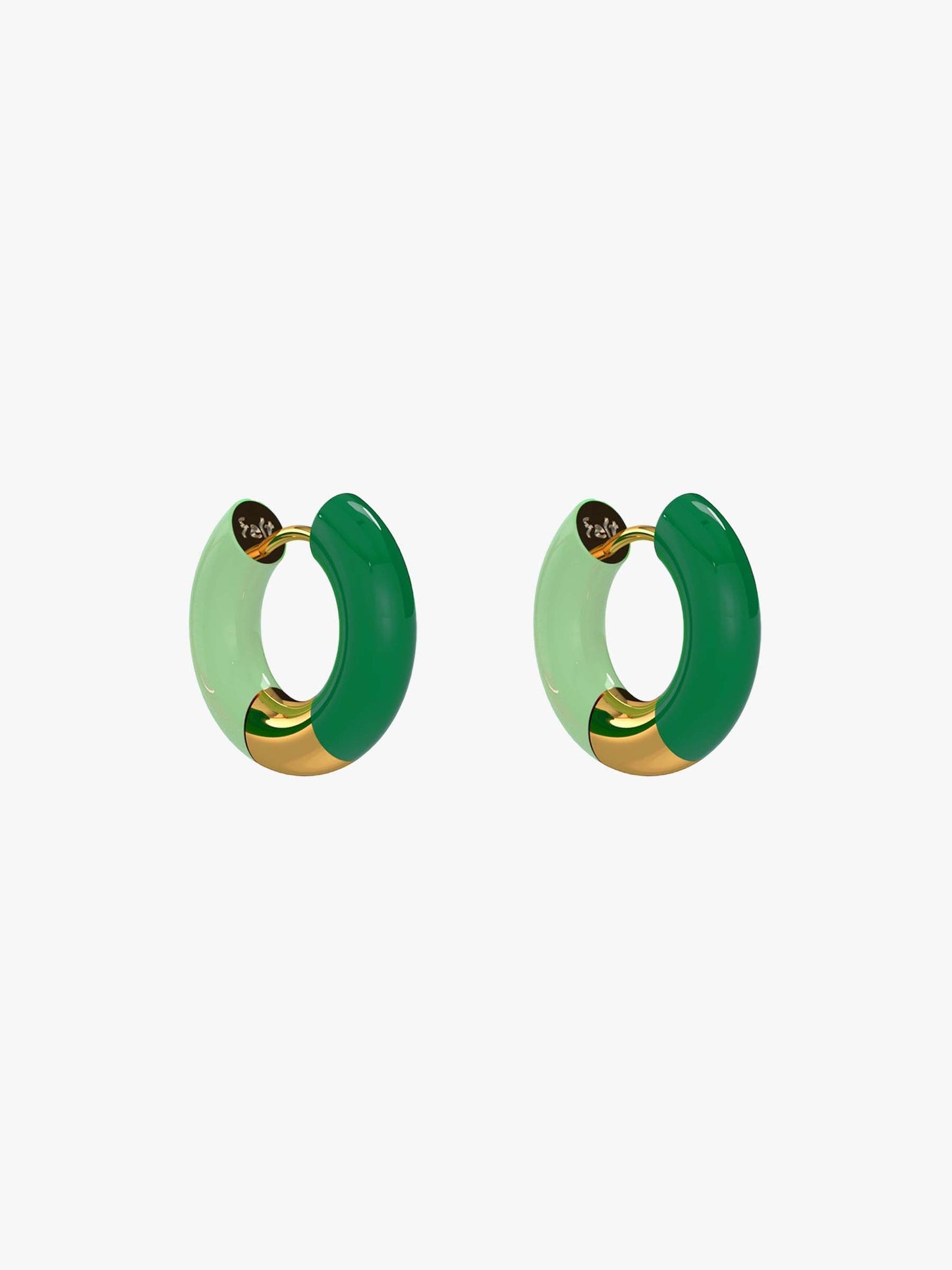 Ora Pio transparent green earring (pair)
