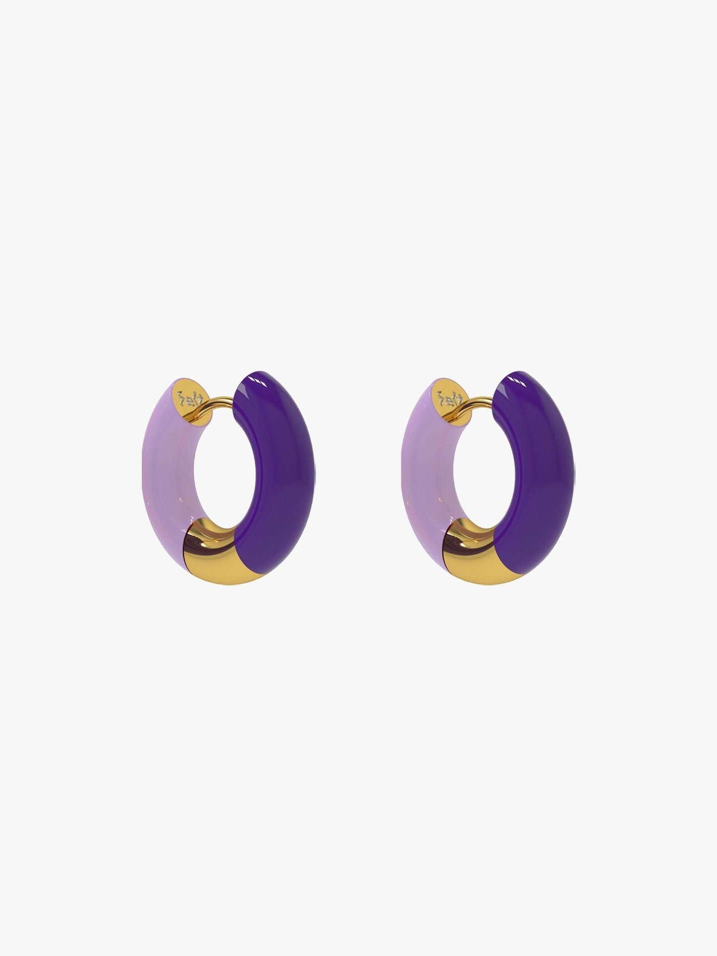 Ora Pio pink purple earring (pair)