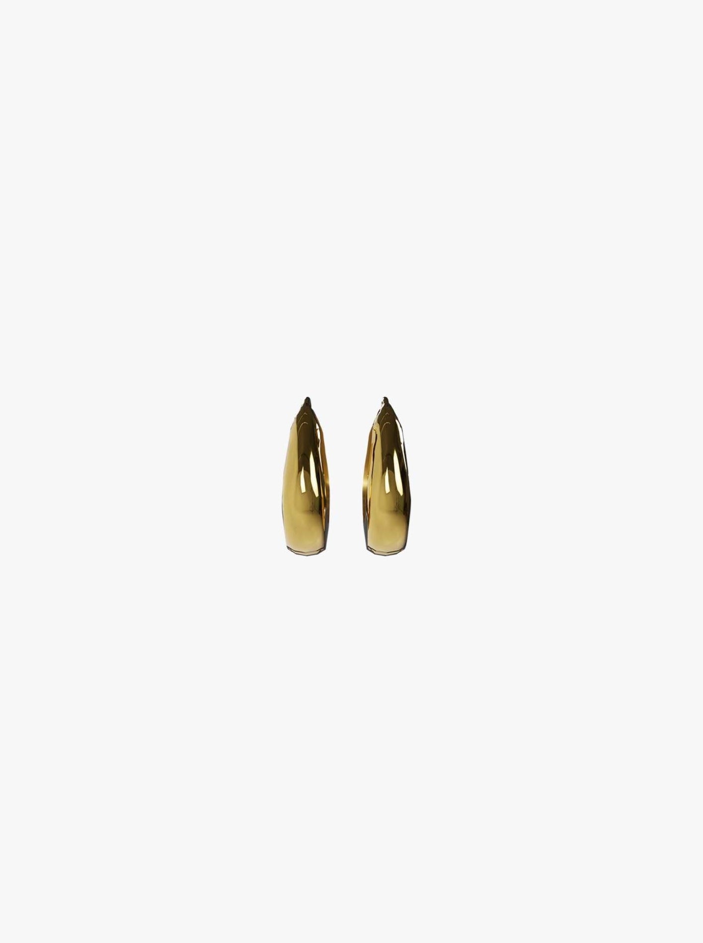 Riz gold earrings (pair)