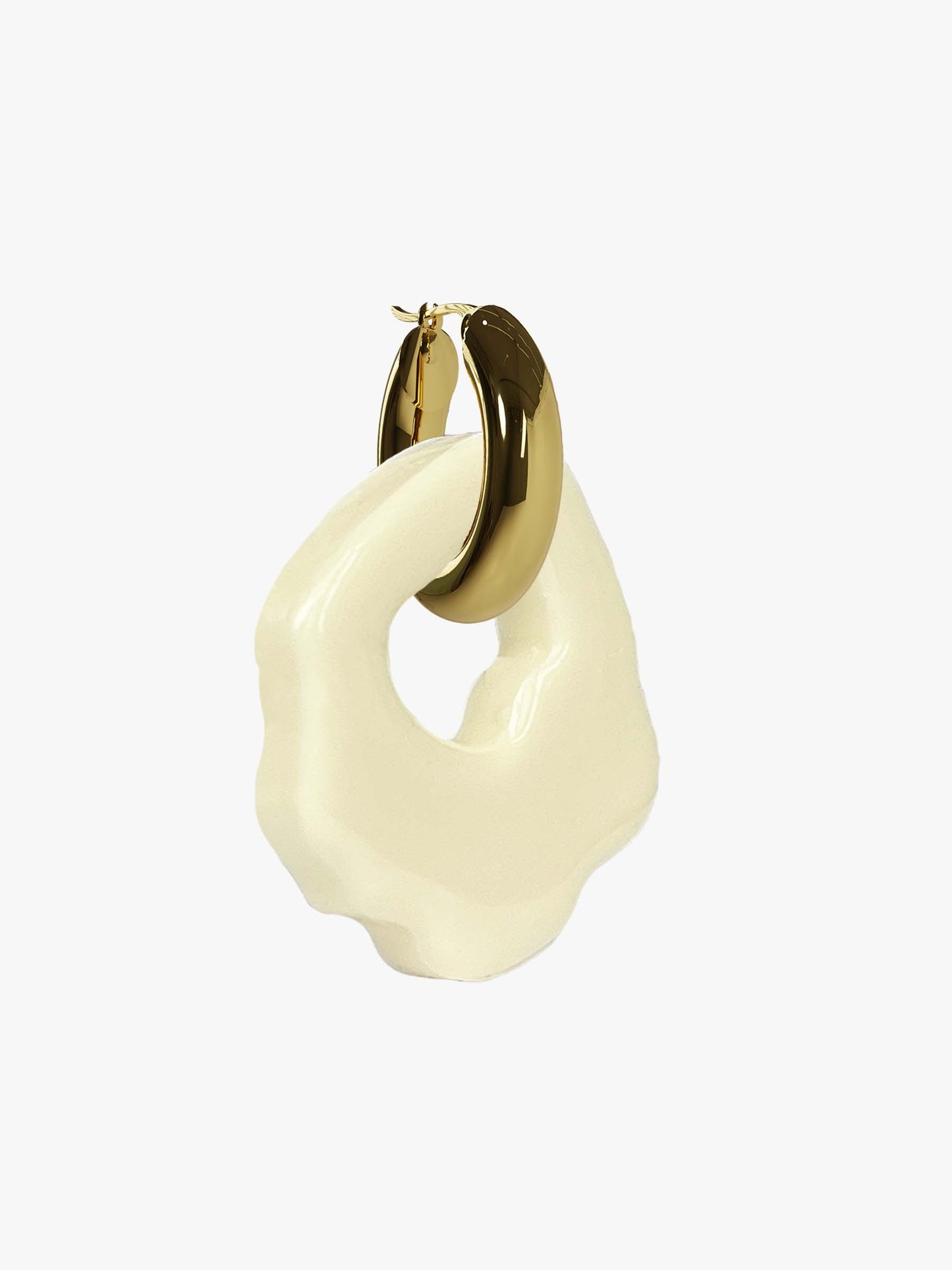 Abe white gold earring (pair)